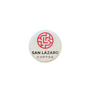 San Lazaro Coffee Button Pin